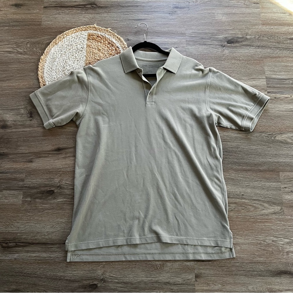 5.11 TACTICAL SERIES 100% Cotton Mens Collard Shirt - Picture 1 of 6